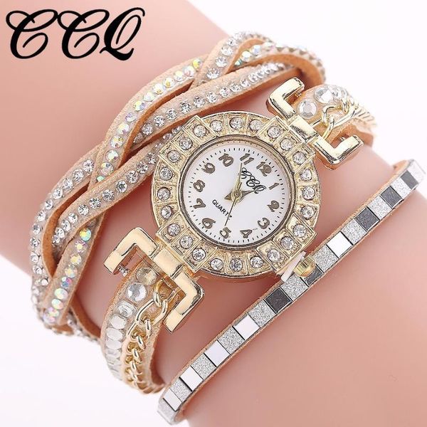 ccq brand women rhinestone bracelet watch luxury ladies quartz wrist watches relogio feminino gift clock, Slivery;brown
ccq brand women rhinestone bracelet watch luxury ladies quartz wrist watches relogio feminino gift clock, Slivery;brown