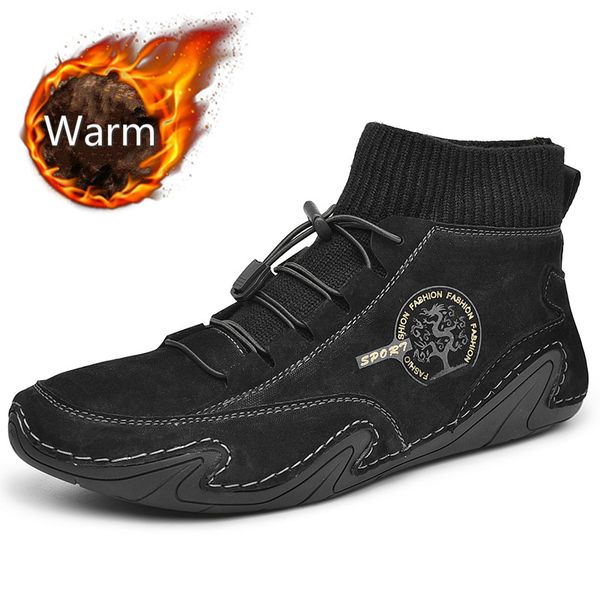 new men snow boots меха теплая зима мужские сапоги на открытом воздухе мужчины голеностопного водонепроницаемый натуральная кожа мужская обу, Black
new men snow boots меха теплая зима мужские сапоги на открытом воздухе мужчины голеностопного водонепроницаемый натуральная кожа мужская обу, Black
