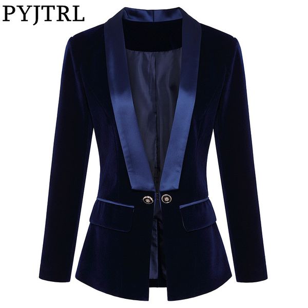 pyjtrl women autumn winter blazers and jackets fashion shawl lapel slim velvet suit jacket coat blazer feminino, White;black
pyjtrl women autumn winter blazers and jackets fashion shawl lapel slim velvet suit jacket coat blazer feminino, White;black