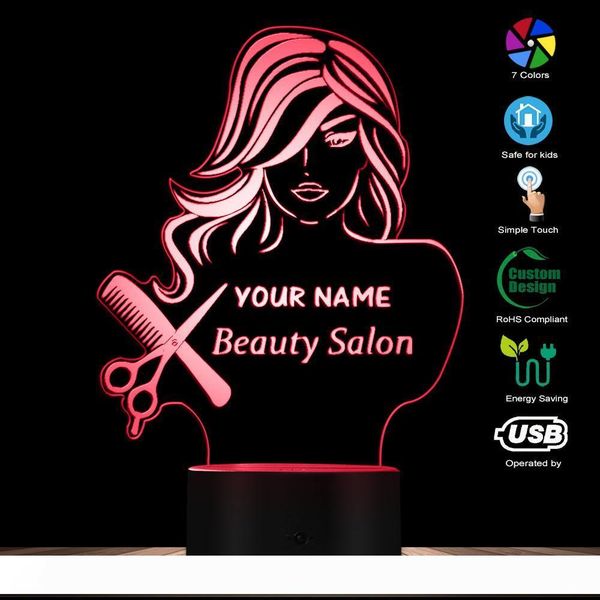 beauty salon fashion lady led illusion night light barber shop hairdresser scissor comb table lamp custom your name modern light
beauty salon fashion lady led illusion night light barber shop hairdresser scissor comb table lamp custom your name modern light