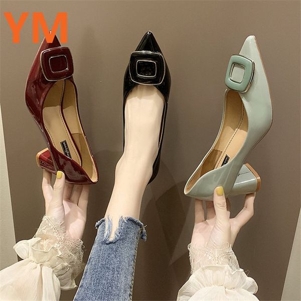 2020 new spring /summer women shoes high heels summer woman chunky heels female pumps point toe strap large size 35-40, Black
2020 new spring /summer women shoes high heels summer woman chunky heels female pumps point toe strap large size 35-40, Black