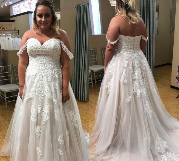 sweet australia plus size lace wedding dresses a line off the shoulder applique summer outdoor bridal gowns 2021 modern style, White
sweet australia plus size lace wedding dresses a line off the shoulder applique summer outdoor bridal gowns 2021 modern style, White