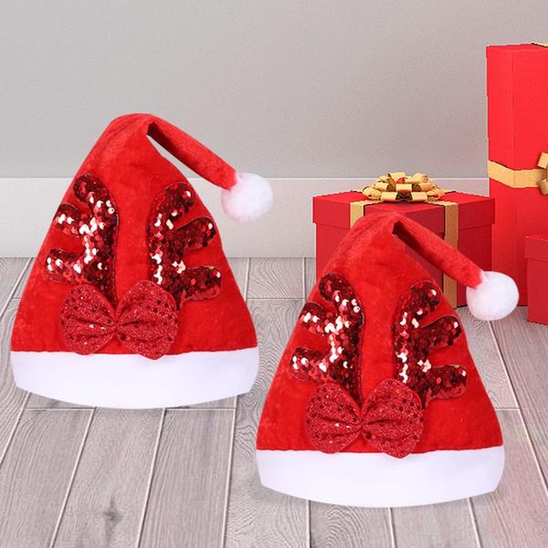 flannel christmas hat sequin christmas hat day decoration cotton women 39 x 28.5cm #u 
flannel christmas hat sequin christmas hat day decoration cotton women 39 x 28.5cm #u
