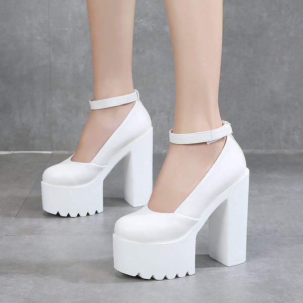 leather high heels platform women pumps white heels 14cm xexy elegant dress women for wedding party short black platform shoes
leather high heels platform women pumps white heels 14cm xexy elegant dress women for wedding party short black platform shoes