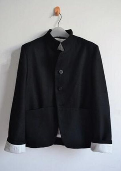 s-5xl 2020 new men female clothing fashion chinese style vintage lapel stand collar woolen suit jacket plus size stage costumes, White;black
s-5xl 2020 new men female clothing fashion chinese style vintage lapel stand collar woolen suit jacket plus size stage costumes, White;black