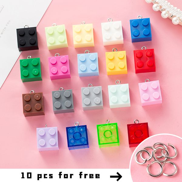 20pcs 2*2 mini colorful building block keychain diy charms toy decor phone case necklace jewelry pendants accessories wholesale, Bronze;silver
20pcs 2*2 mini colorful building block keychain diy charms toy decor phone case necklace jewelry pendants accessories wholesale, Bronze;silver