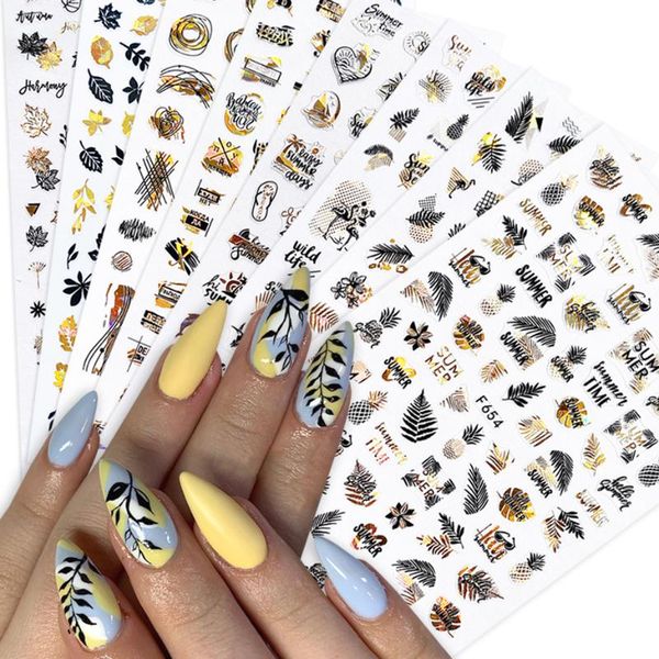 8pcs 3d stickers for nails design gold black white summer leaf decals geometric nail art transfer slider decoration jif654-661-1 
8pcs 3d stickers for nails design gold black white summer leaf decals geometric nail art transfer slider decoration jif654-661-1