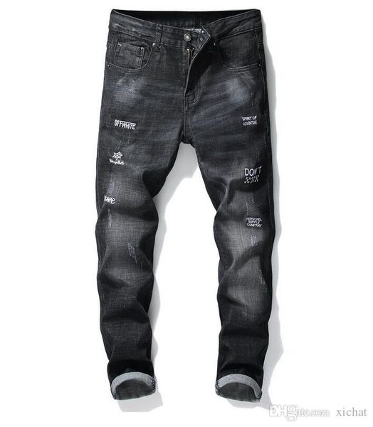 wholesale italian luxury letter embroidered jeans 2019 new designer men jeans slim fit mens printed jeans straight leg denim pant 095, Blue
wholesale italian luxury letter embroidered jeans 2019 new designer men jeans slim fit mens printed jeans straight leg denim pant 095, Blue