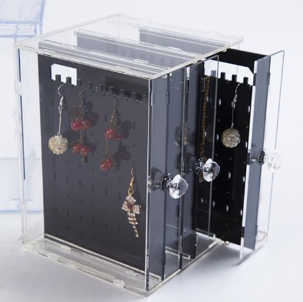 jewelry plastic box earring stud transparent jewelry receiving box plastic earring finishing receiving box jewelry display rack, Black
jewelry plastic box earring stud transparent jewelry receiving box plastic earring finishing receiving box jewelry display rack, Black