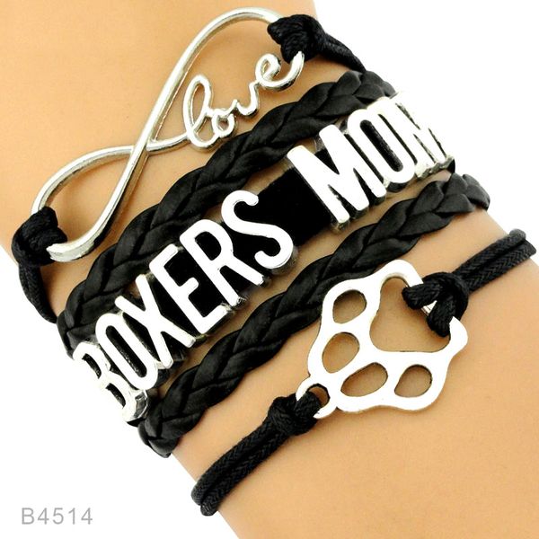 infinity love dog lover moms boston terrier weimaraners boxer st bernard grey hound newfoundland dog bracelets for women, Golden;silver
infinity love dog lover moms boston terrier weimaraners boxer st bernard grey hound newfoundland dog bracelets for women, Golden;silver