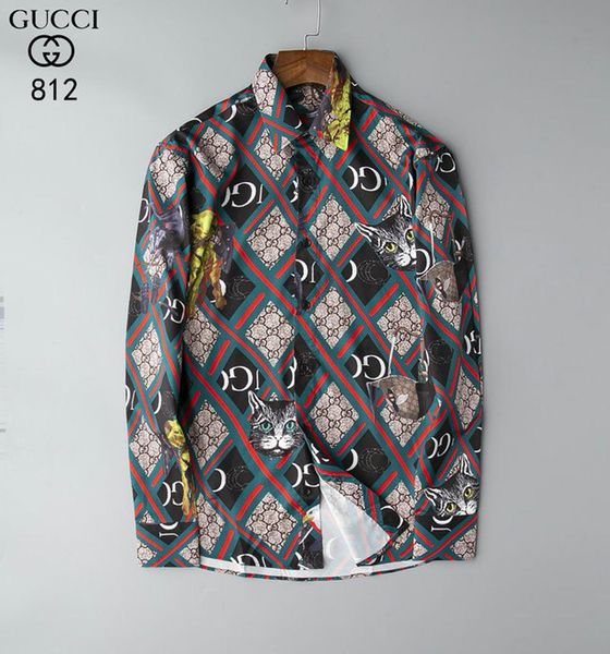 luxury mens designer burb guci guc shirts firmate business dress shirts fashion casual brand shirt print slim shirt homme ff monc 126, White;black
luxury mens designer burb guci guc shirts firmate business dress shirts fashion casual brand shirt print slim shirt homme ff monc 126, White;black