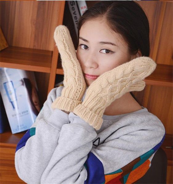 five fingers gloves fashion women winter warm knitted mittens wrist finger solid causal mttens, Blue;gray
five fingers gloves fashion women winter warm knitted mittens wrist finger solid causal mttens, Blue;gray