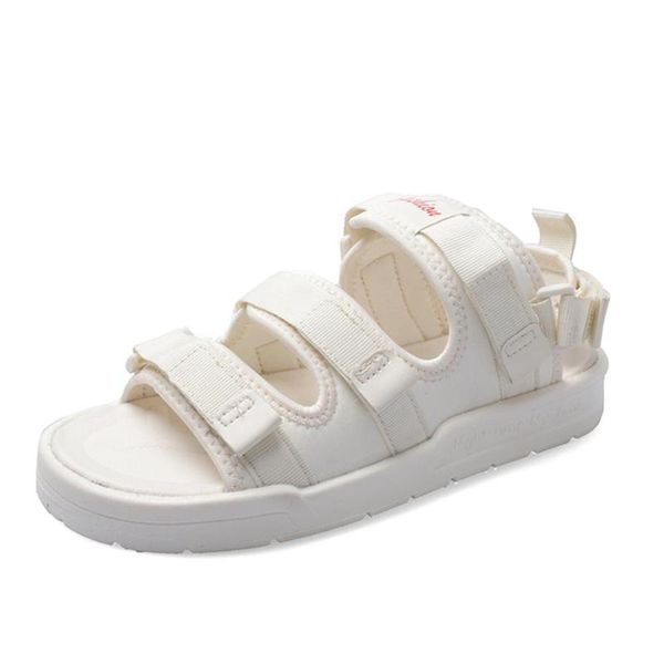 zxcp new 2020 women beach sandals summer ladies flat shoes women sport pu sandals, Black