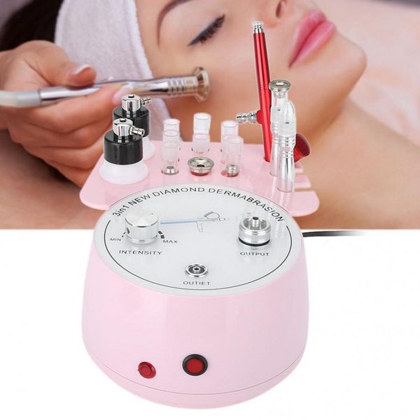 : 3 in 1 diamond dermabrasion spray machine skin smooth blackhead removal facial beauty skin care device with oxygen spray, Black;white
: 3 in 1 diamond dermabrasion spray machine skin smooth blackhead removal facial beauty skin care device with oxygen spray, Black;white