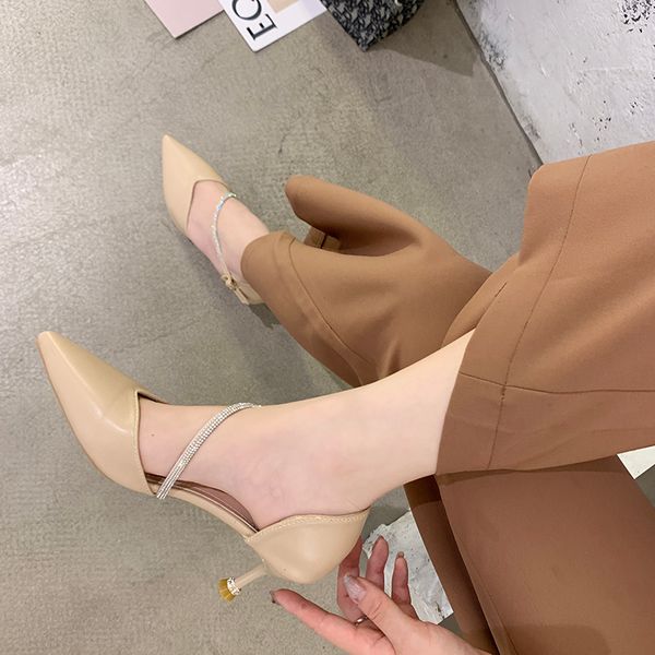 dress shoes high heel buckle pumps women pointed toe sandals crystal narrow band stiletto heels office work 2021, Black
dress shoes high heel buckle pumps women pointed toe sandals crystal narrow band stiletto heels office work 2021, Black