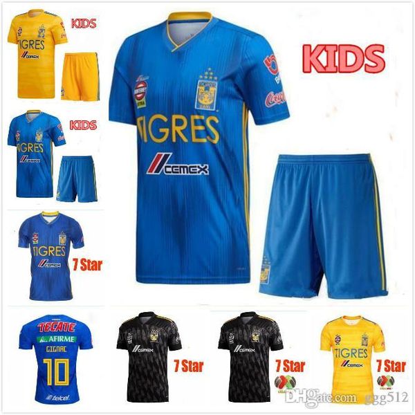 2019 2020 7 star men naul tigres third soccer jerseys 20 21 camiseta de foot maillot gignac kids kit football shirts, Black;yellow
2019 2020 7 star men naul tigres third soccer jerseys 20 21 camiseta de foot maillot gignac kids kit football shirts, Black;yellow