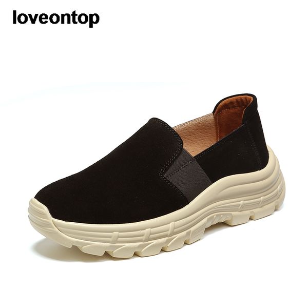 loveontop весна женщины мокасины осенних flats нескользкую на платформе тапки вскользь suede мокасины chaussure женская обувь, Black
loveontop весна женщины мокасины осенних flats нескользкую на платформе тапки вскользь suede мокасины chaussure женская обувь, Black