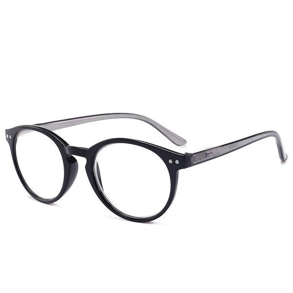 sunglasses round stylish reading glasses pair with spring hinge fashion for men and women, White;black
sunglasses round stylish reading glasses pair with spring hinge fashion for men and women, White;black