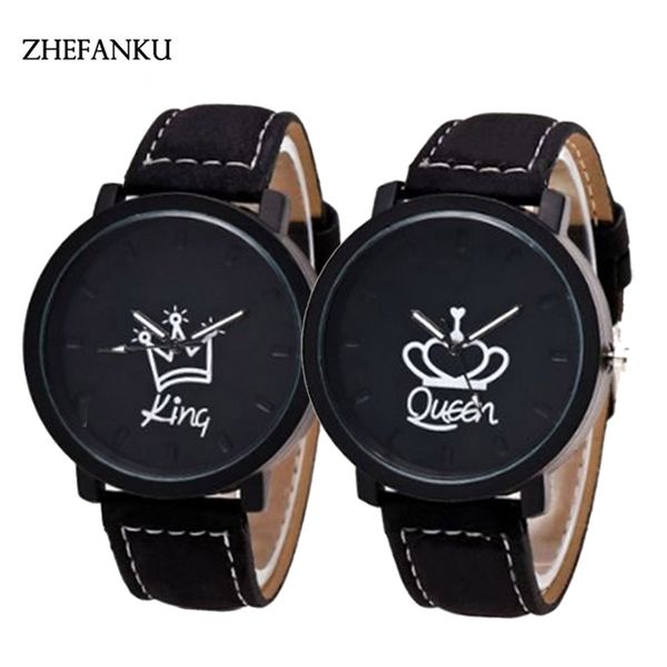 wristwatches lovers quartz watch men king watches women queen leather wristwatch female male couples clock hours, Slivery;brown
wristwatches lovers quartz watch men king watches women queen leather wristwatch female male couples clock hours, Slivery;brown