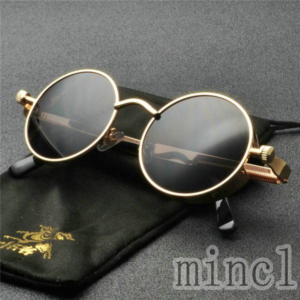2020 round sunglasses men women metal punk vintage sunglass brand fashion glasses mirror lens uv400 with box fml, White;black
2020 round sunglasses men women metal punk vintage sunglass brand fashion glasses mirror lens uv400 with box fml, White;black