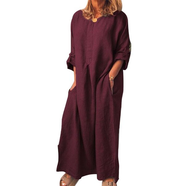 casual dresses daily maxi pullover crew neck oversize women dress loose solid with pocket long sleeve fashion ladies soft, Black;gray
casual dresses daily maxi pullover crew neck oversize women dress loose solid with pocket long sleeve fashion ladies soft, Black;gray
