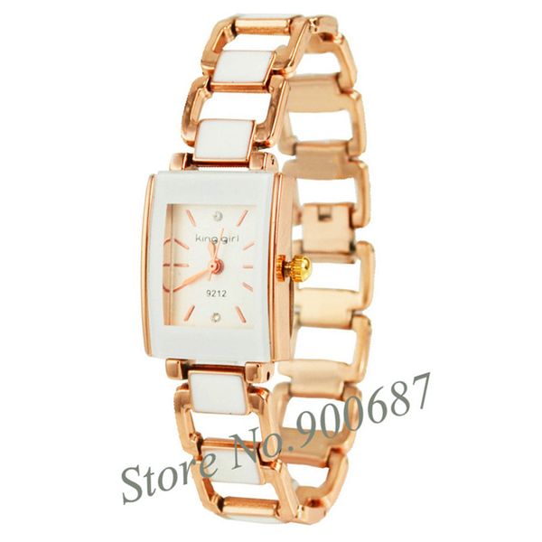 women bracelet watches white rectangle watches women fashion dress quartz wristwatches montre femme, Slivery;brown
women bracelet watches white rectangle watches women fashion dress quartz wristwatches montre femme, Slivery;brown