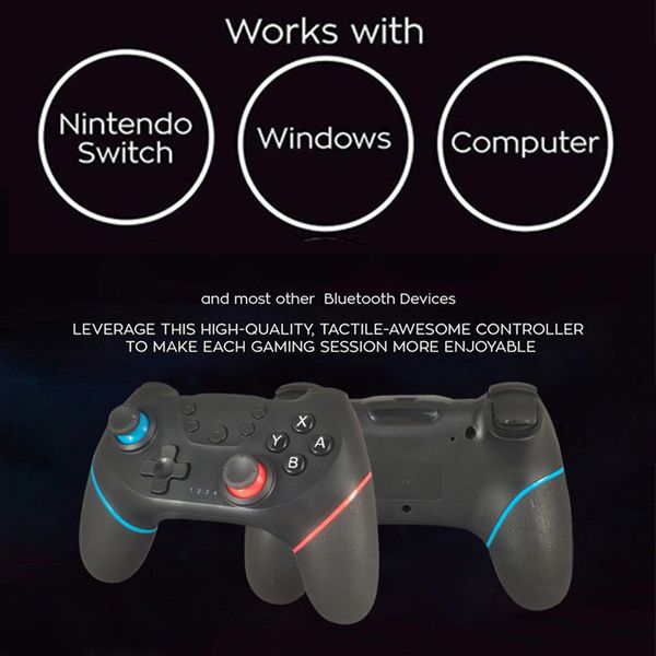 Bluetooth Wireless Game Controller Handle for Switdh Somatosensory PC Computer Game USB Shock Controller & Joystick High Quality
Bluetooth Wireless Game Controller Handle for Switdh Somatosensory PC Computer Game USB Shock Controller & Joystick High Quality