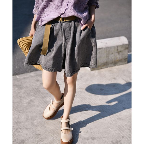 micoco n8103 artistic big size elastic waist a word wide leg gray 5 minutes denim shorts skirt trousers female summer, Blue
micoco n8103 artistic big size elastic waist a word wide leg gray 5 minutes denim shorts skirt trousers female summer, Blue