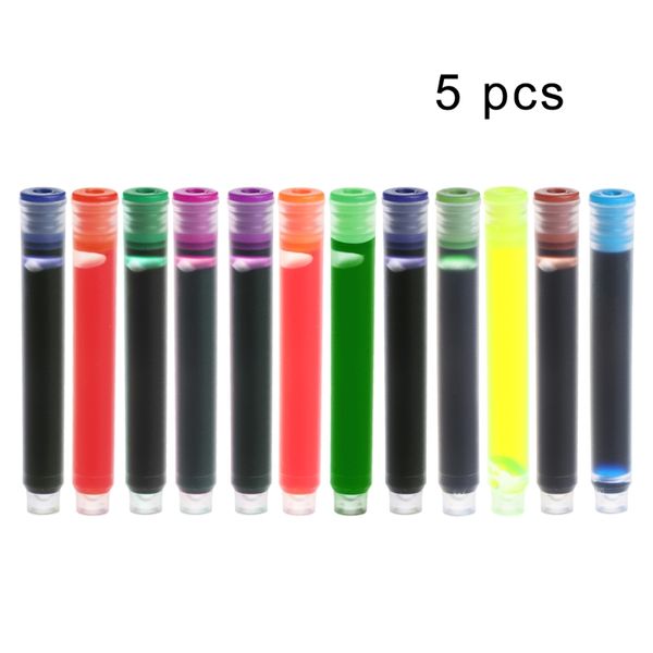 5pcs/set universal fountain pen ink sac cartridge pens refill office stationery, Black;red
5pcs/set universal fountain pen ink sac cartridge pens refill office stationery, Black;red