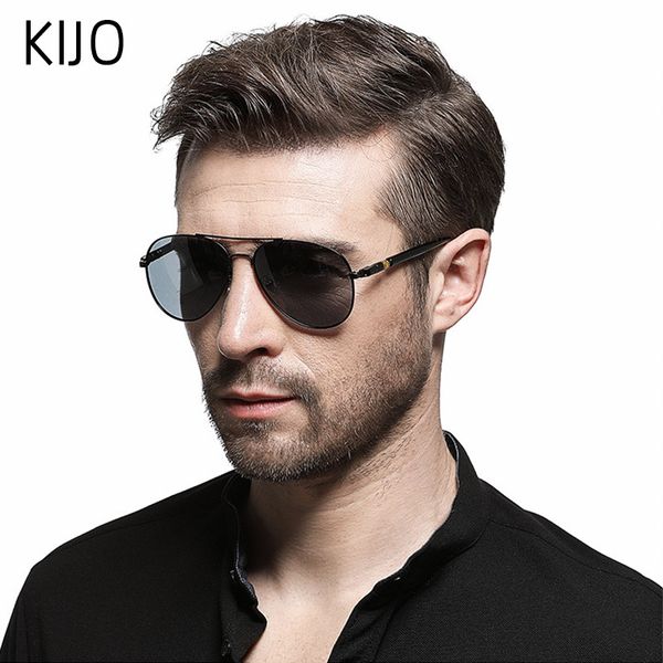 kijo polarized sunglasses metal frame quality oversized spring leg alloy men's sunglasses driving, White;black
kijo polarized sunglasses metal frame quality oversized spring leg alloy men's sunglasses driving, White;black