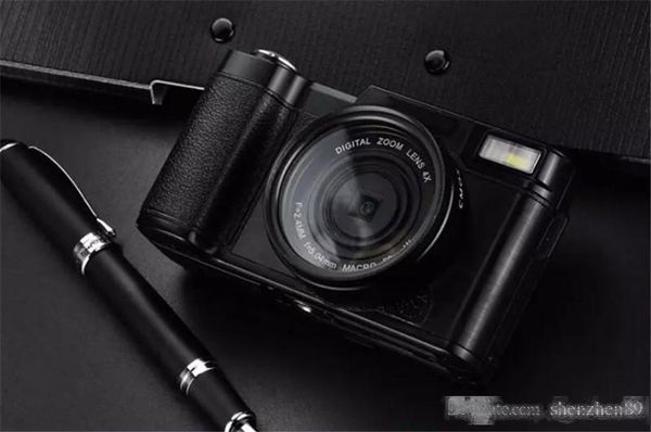 24mp hd half-dslr professional digital cameras with 4x telep fisheye & wide angle lens camera macro hd camera