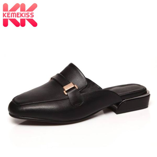 kemekiss new woman flat sandals fashion slip on woman summer shoes daily vacation slippers outdoor footwear size 32-43, Black
kemekiss new woman flat sandals fashion slip on woman summer shoes daily vacation slippers outdoor footwear size 32-43, Black