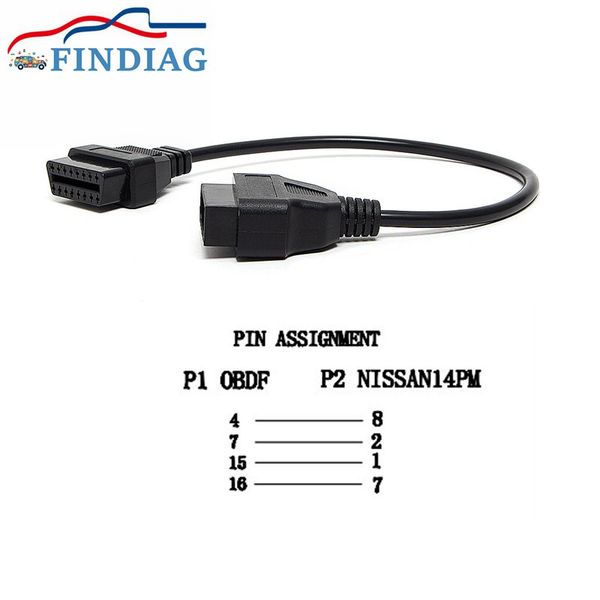 professional power adapter support for 14 pin to obd2 female 16 pin adapter obd obdii connector
professional power adapter support for 14 pin to obd2 female 16 pin adapter obd obdii connector