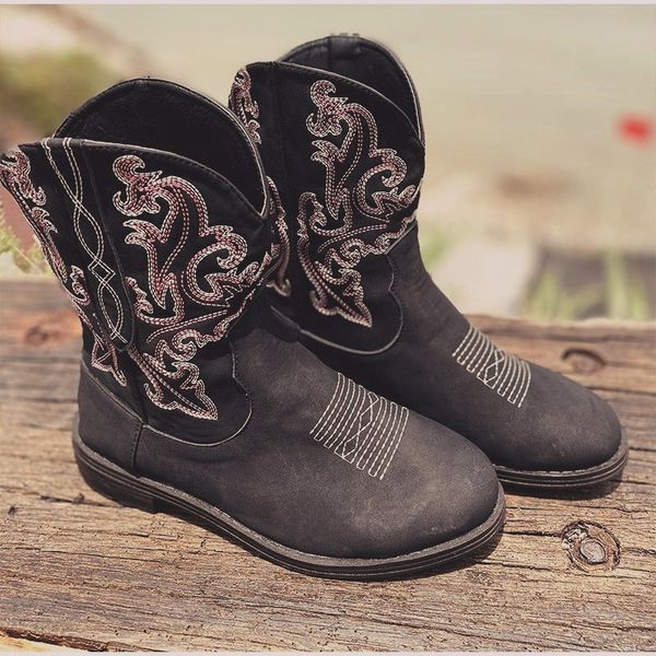 slhjc женской мода вышивка загрузочного 2020 кожа осень зима высокого качества boots женщина с низкой пяткой лодыжки загрузки plus size, Black
slhjc женской мода вышивка загрузочного 2020 кожа осень зима высокого качества boots женщина с низкой пяткой лодыжки загрузки plus size, Black