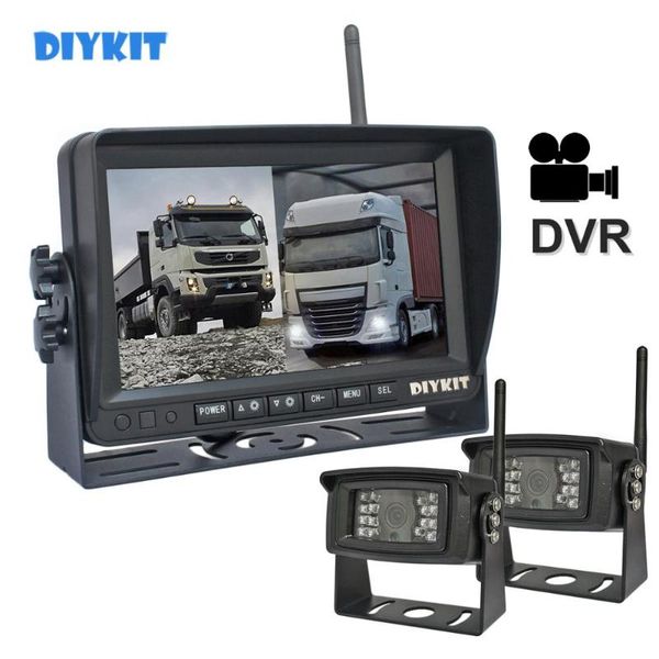 diykit 7" ahd wireless truck dvr monitor 1280x720 hd night vision reverse backup recorder wifi led camera for bus car truck rv car dvr
diykit 7" ahd wireless truck dvr monitor 1280x720 hd night vision reverse backup recorder wifi led camera for bus car truck rv car dvr