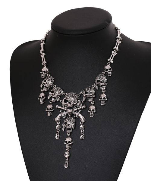womens jewelry designer necklace ornament necklace european and american retro personalized exaggerated multi-layer skull alloy necklace acc, Golden;silver
womens jewelry designer necklace ornament necklace european and american retro personalized exaggerated multi-layer skull alloy necklace acc, Golden;silver