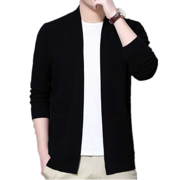 2020 autumn winter style men's business long sleeved sweater fashion casual slim jacket casaco masculino erkek wool kleding, White;black
2020 autumn winter style men's business long sleeved sweater fashion casual slim jacket casaco masculino erkek wool kleding, White;black