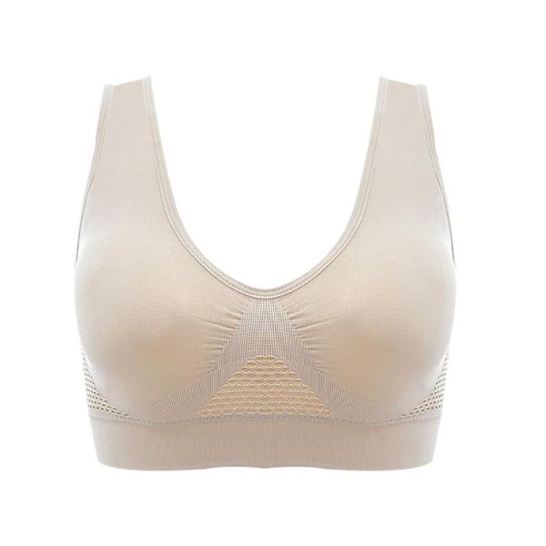 hollow grid vents large size sports bra ladies yoga running sports underwear bra breathable underwear, White;black
hollow grid vents large size sports bra ladies yoga running sports underwear bra breathable underwear, White;black