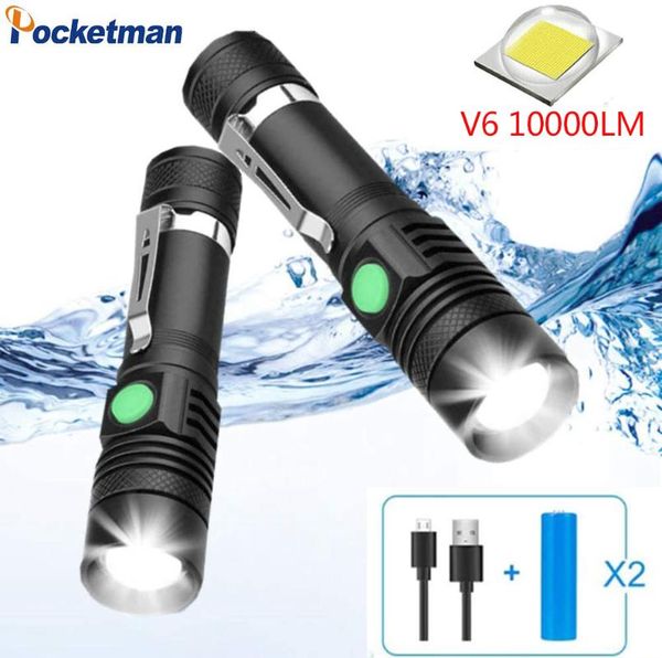 flashlights torches rechargeable super bright 12000 lumens v6 waterproof led tactical with clip 4 mode walking emergency 2 pcs
flashlights torches rechargeable super bright 12000 lumens v6 waterproof led tactical with clip 4 mode walking emergency 2 pcs