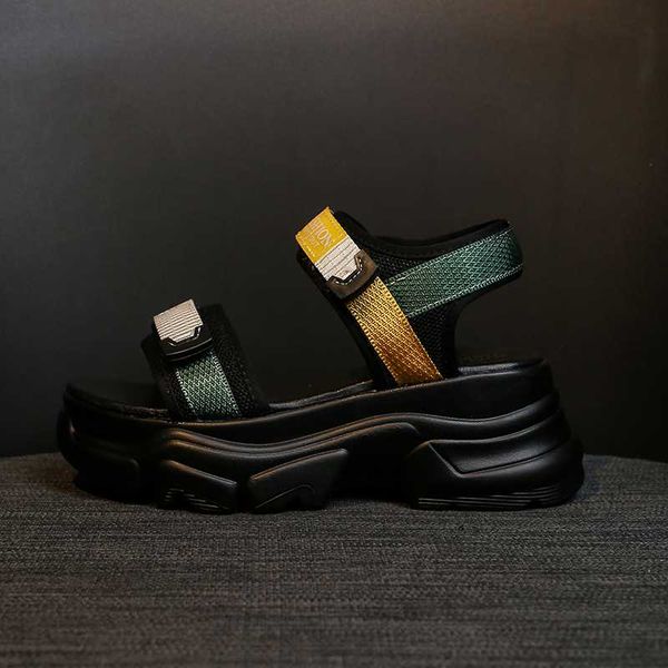 sandals women chunky platform 2021 designers fashion open toe block heel shoes woman brand casual hook loop wedges sandal, Black
sandals women chunky platform 2021 designers fashion open toe block heel shoes woman brand casual hook loop wedges sandal, Black