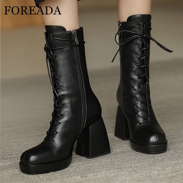 boots foreada lace up real leather woman zip super high heel mid calf platform thick shoes ladies autumn winter beige, Black
boots foreada lace up real leather woman zip super high heel mid calf platform thick shoes ladies autumn winter beige, Black