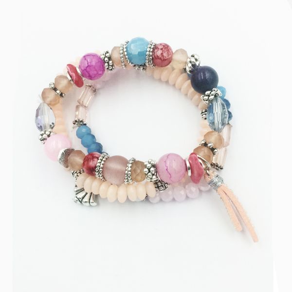 hangjing 3pcs/set bohe luxury friendship stretch women charm ribbon crystal bead natural stone leather bracelets for couples, Golden;silver
hangjing 3pcs/set bohe luxury friendship stretch women charm ribbon crystal bead natural stone leather bracelets for couples, Golden;silver