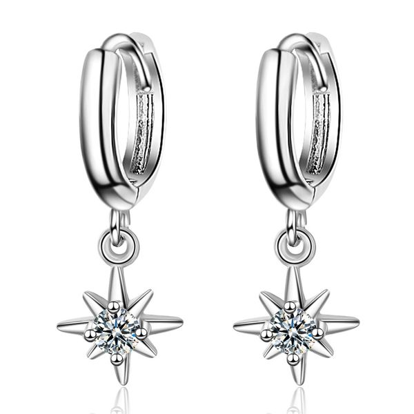 dainty eight-pointed star huggie hoop earrings north star hoops minimalist earrings, Golden;silver
dainty eight-pointed star huggie hoop earrings north star hoops minimalist earrings, Golden;silver