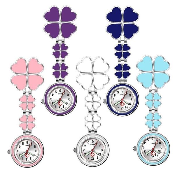 fashion new alloy metal love four clover nurse doctor pocket watches women mens quartz hang gift watches orologio, Slivery;golden
fashion new alloy metal love four clover nurse doctor pocket watches women mens quartz hang gift watches orologio, Slivery;golden