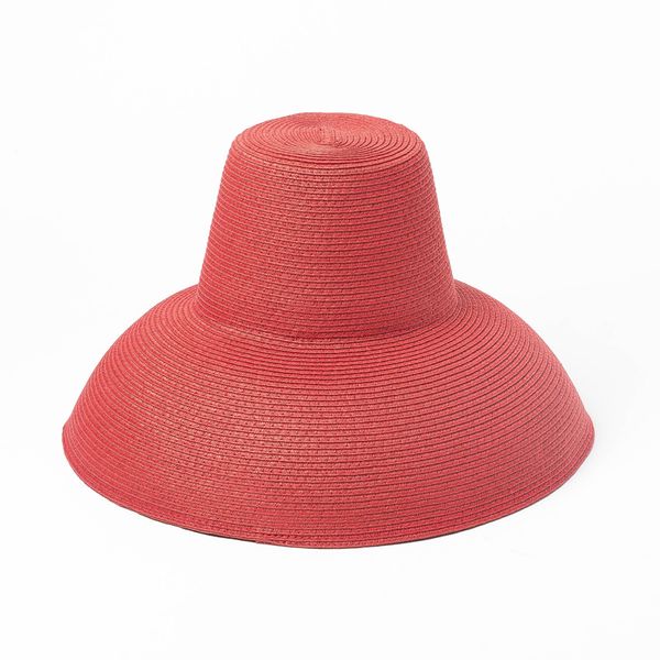 retro high big brim stage catwalk concave shading sun beach grass cap sombreros mujer verano, Blue;gray
retro high big brim stage catwalk concave shading sun beach grass cap sombreros mujer verano, Blue;gray