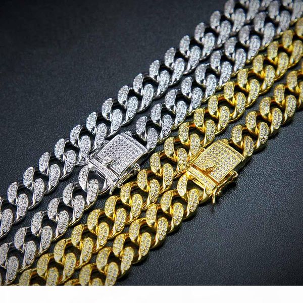 full copper with diamond miami cuban link chian necklace hip hop iced out bling jewelry for men curb accessories 20" 24&qu, Silver
full copper with diamond miami cuban link chian necklace hip hop iced out bling jewelry for men curb accessories 20" 24&qu, Silver