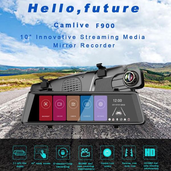10'' hd dual lens rear view mirror dvr car registrar video recorder dash cam 24 hours camera surveillance recorder touch screen ca
10'' hd dual lens rear view mirror dvr car registrar video recorder dash cam 24 hours camera surveillance recorder touch screen ca