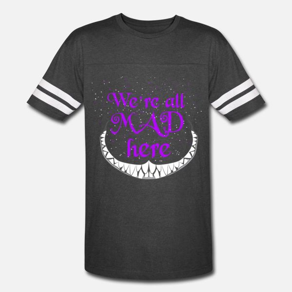 cheshire cat all mad here wonderland halloween t shirt men customize cotton o neck solid color sunlight comical summer style natural shirt
cheshire cat all mad here wonderland halloween t shirt men customize cotton o neck solid color sunlight comical summer style natural shirt