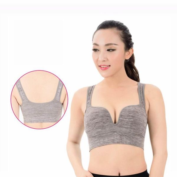 yoga outfits women sports bra breathable shirt fitness stretch underwear push up bras with padding sujetador deportivo, White;red
yoga outfits women sports bra breathable shirt fitness stretch underwear push up bras with padding sujetador deportivo, White;red
