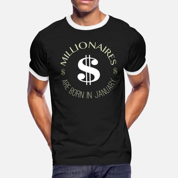 millionaires are born in january t shirt men printing cotton o-neck letters sunlight authentic summer leisure shirt
millionaires are born in january t shirt men printing cotton o-neck letters sunlight authentic summer leisure shirt